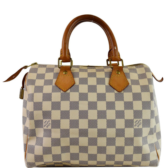 Louis Vuitton Speedy 25cm Damier Azur Canvas Handbag MSIXZDE 144020006256