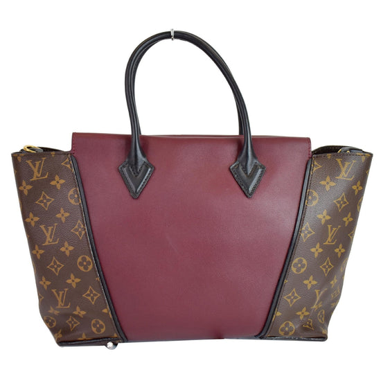 Louis Vuitton Red/Brown Monogram Canvas and Leather W PM Tote Bag