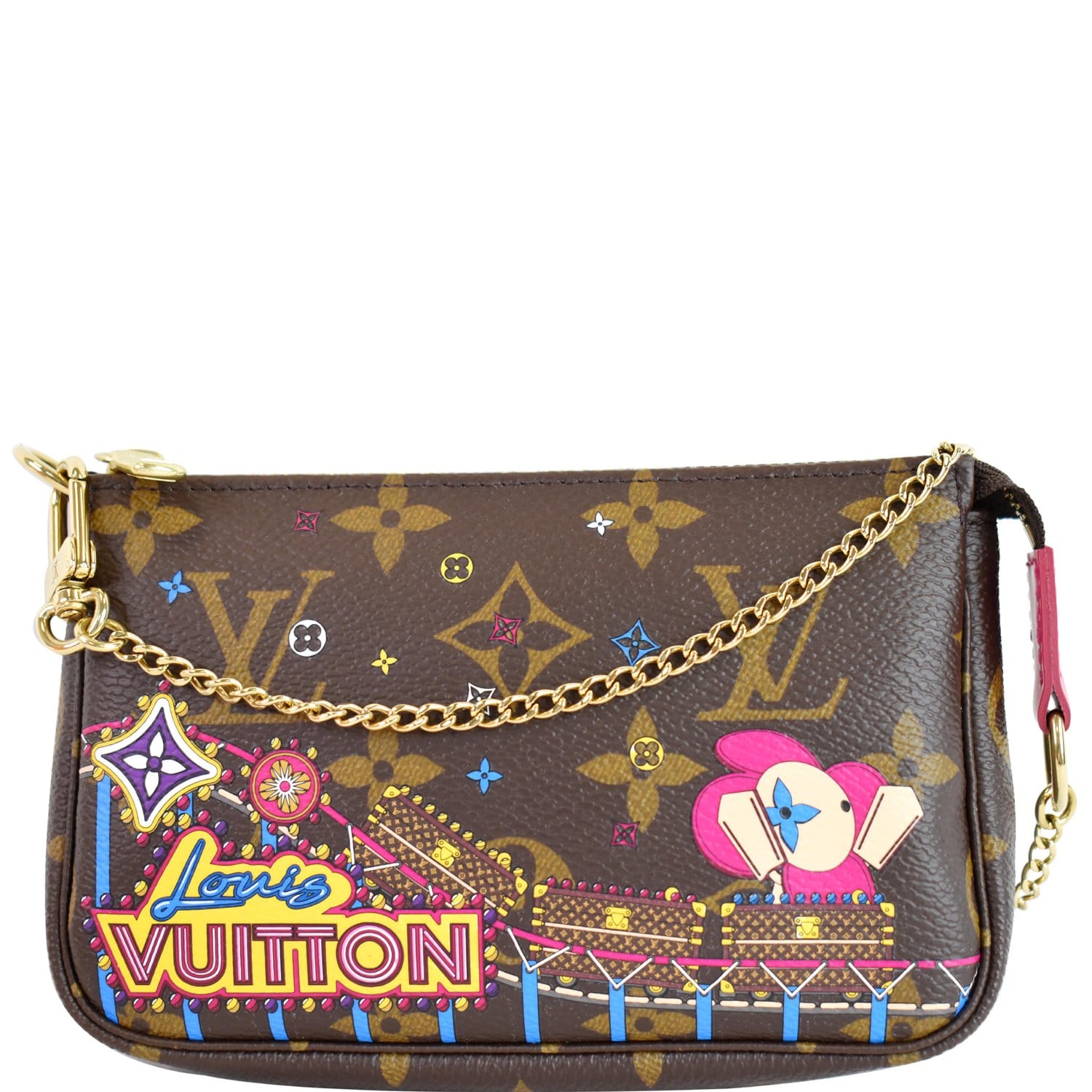 Louis Vuitton Limited Edition Christmas Animation Mini Pochette