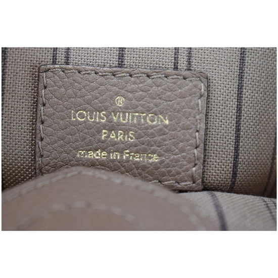 Louis Vuitton Mazarine Handbag Monogram Empreinte Leather PM Gray 1165801