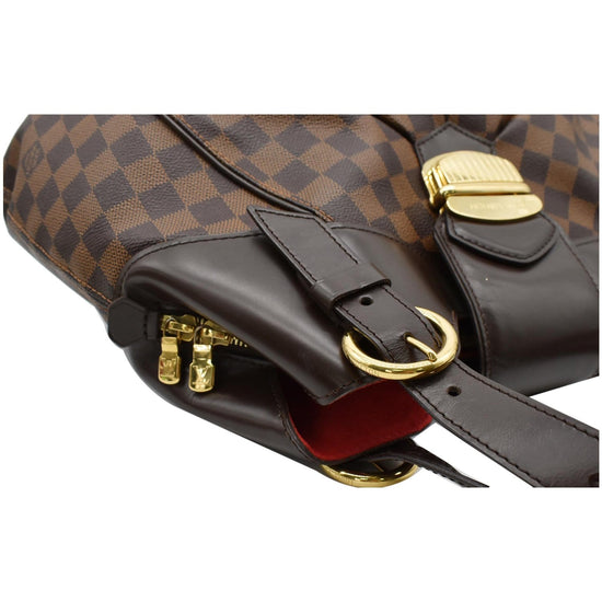 LOUIS VUITTON DAMIER EBENE SISTINA GM SHOULDER BAG - CRTBLNCHSHP