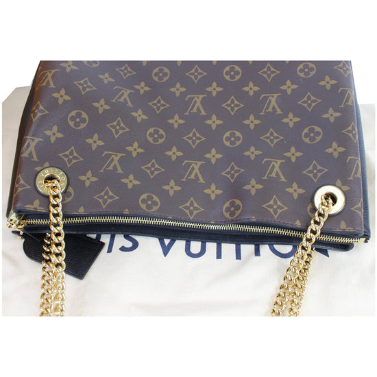Louis Vuitton Surene MM Shoulder Tote Bag M43772 Monogram Brown Black Noir