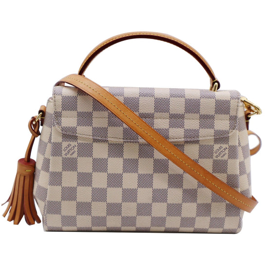 Louis Vuitton LV Croisette damier azur Beige Leather ref.384830 - Joli  Closet