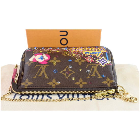 LOUIS VUITTON Animation Pochette Monogram Canvas Accessoires Pouch Bro