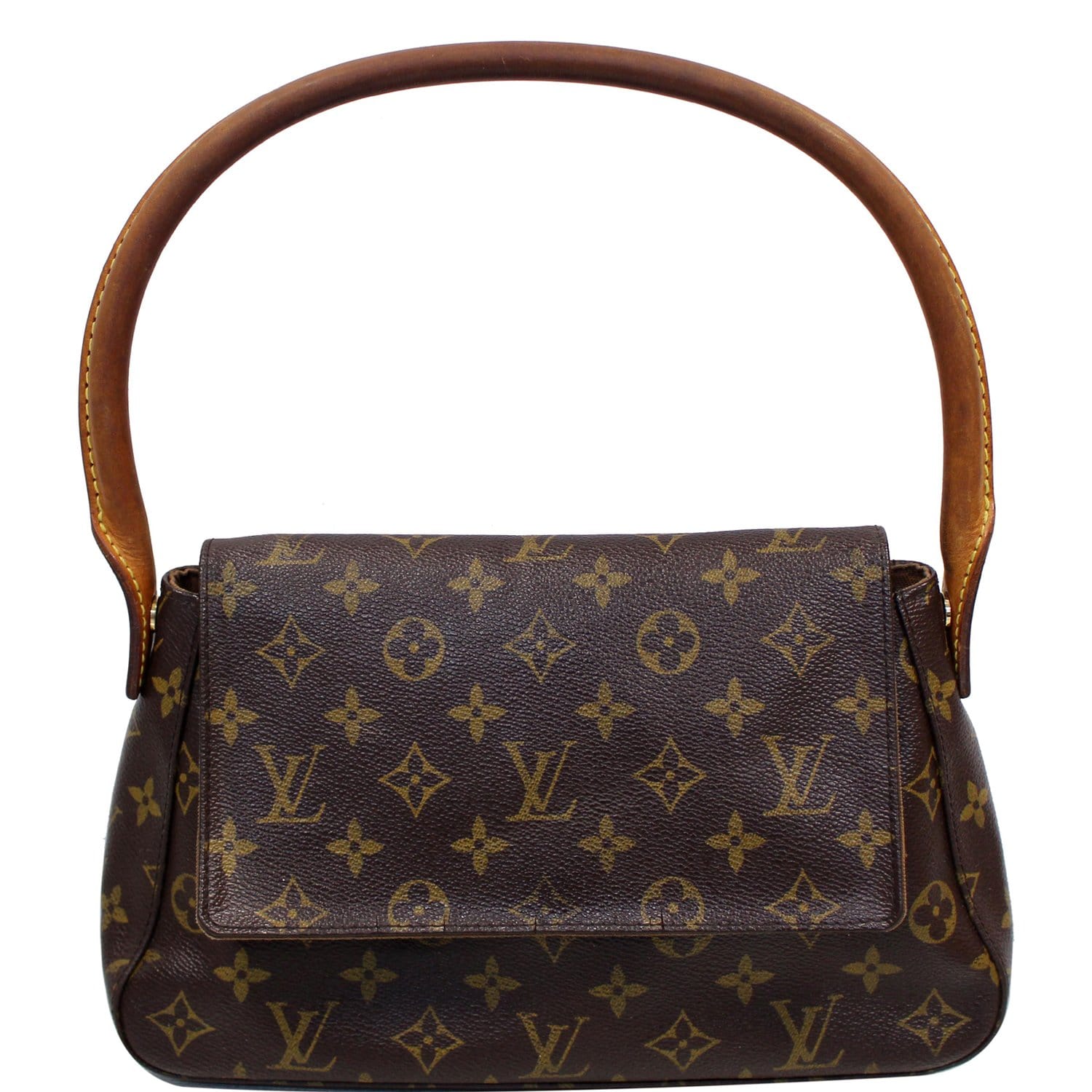 LOUIS VUITTON LOOPING PM MONOGRAM CANVAS SATCHEL BAG BOWN REVIEW