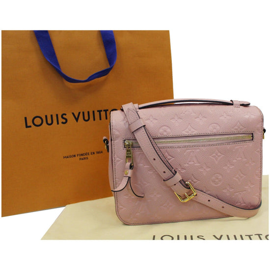 LOUIS VUITTON Metis Pochette Empreinte Crossbody Bag Rose Poudre-US