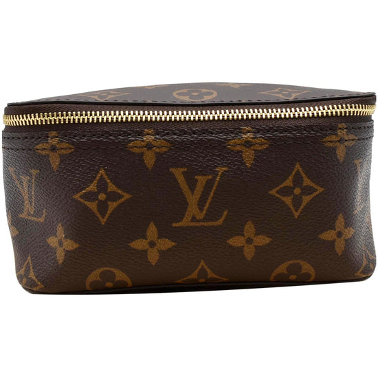 Pochette cosmétique cloth vanity case Louis Vuitton Brown in Cloth -  31267205