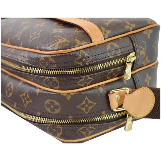 Louis Vuitton Crossbody Bag Reporter Brown Cloth ref.1004379