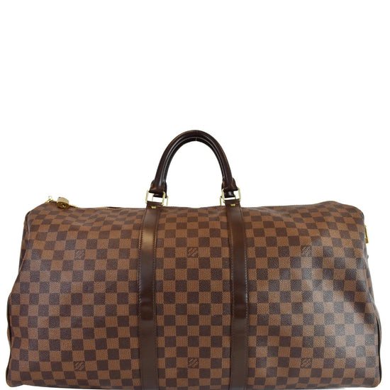 Louis Vuitton Keepall Bandoulière 55 Brown Damier Ebene