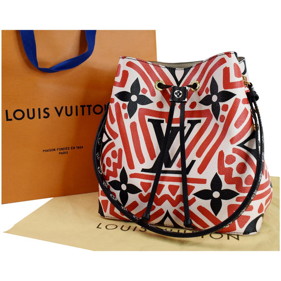 Louis Vuitton Crafty NeoNeo MM Cream/Red in Monogram Giant Coated