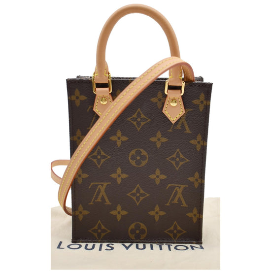 Louis Vuitton Petit Sac Plat, Brown, One Size