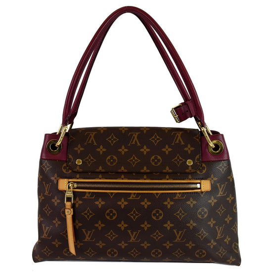 Louis Vuitton Quetsche And Monogram Canvas Olympe Handbag Gold