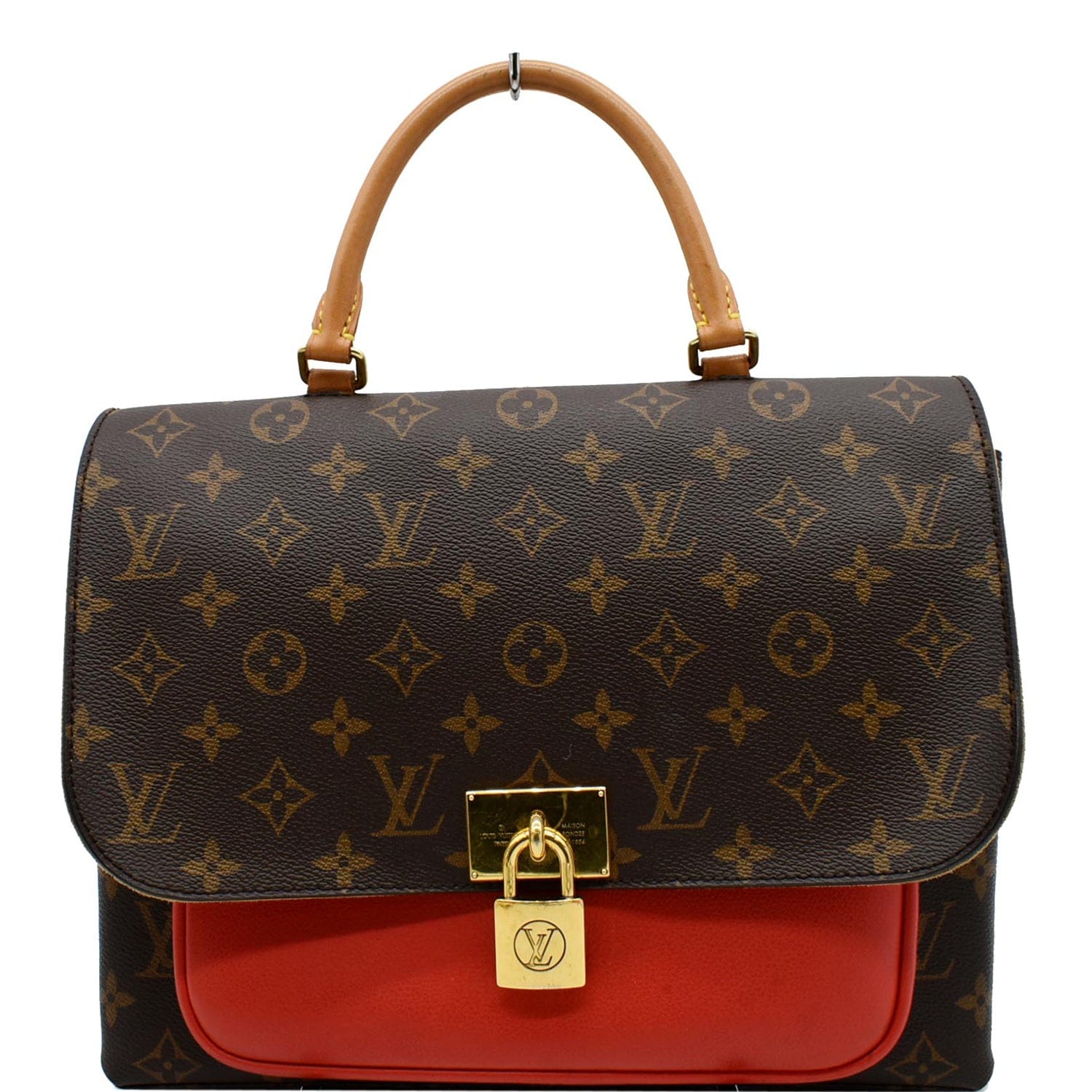 Louis Vuitton - Marignan Monogram Canvas Messenger Coquelicot