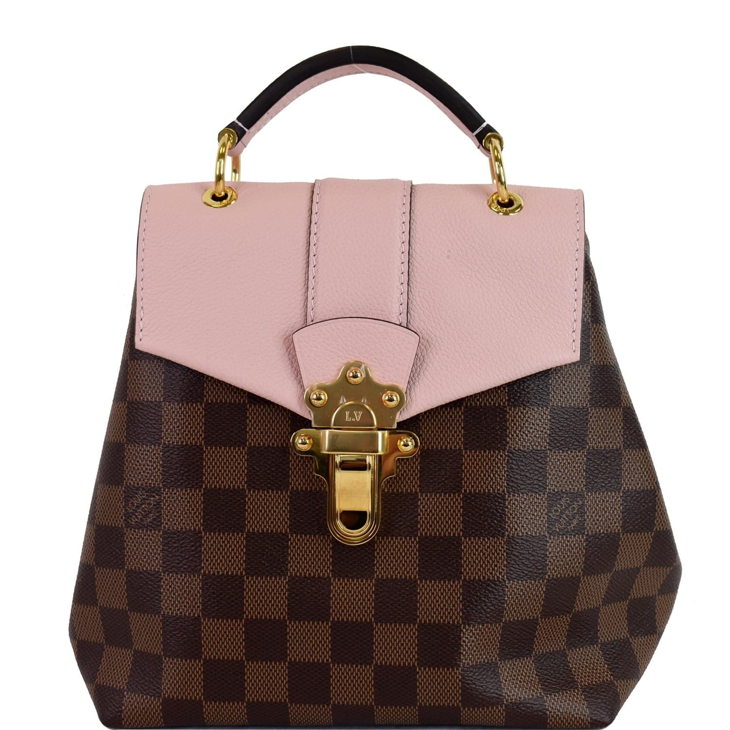 Louis Vuitton Clapton Damier Ebene Backpack Bag Magnolia