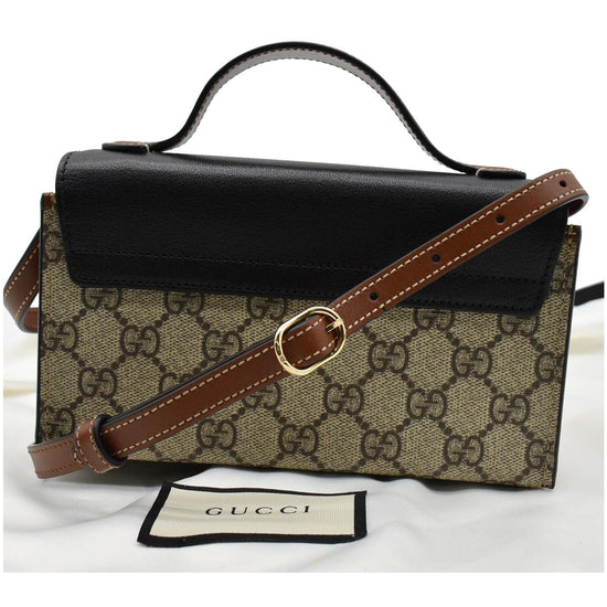 Gucci - Padlock Mini Monogram Brown Top Handle - Crossbody / Shoulder -  BougieHabit