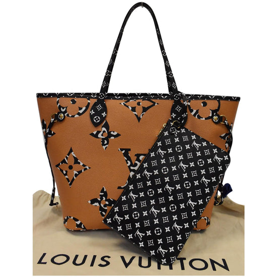 Louis Vuitton Neverfull MM Monogram Jungle Shoulder Bag