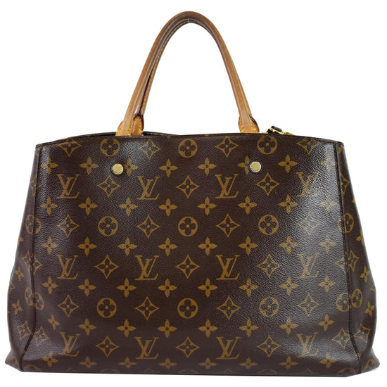 Louis Vuitton Montaigne Monogram GM Burgundy Lining - US