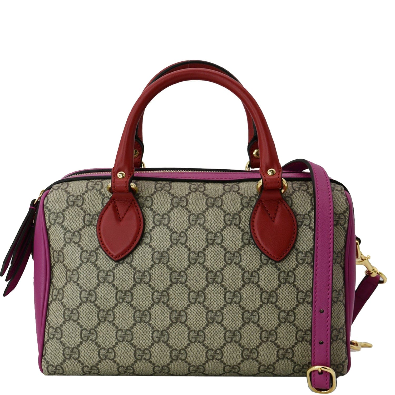 GUCCI Women's Boston Bag Leather in Pink