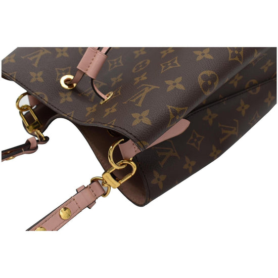 Louis Vuitton Neonoe Monogram Canvas Pink Strap Year 2017