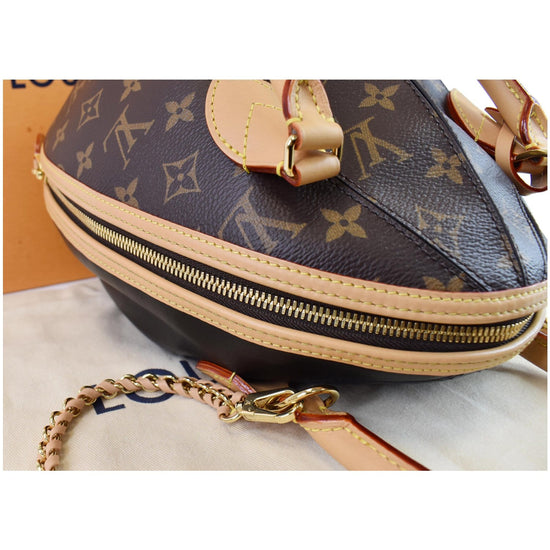 Louis Vuitton Egg Bag Monogram Brown in Coated Canvas/Calfskin