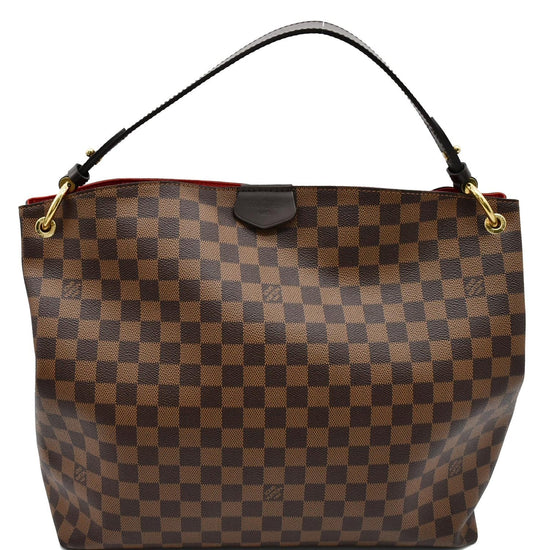 LOUIS VUITTON Graceful MM Damier Ebene Shoulder Bag Brown - Hot Deals