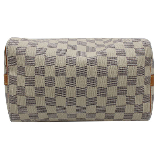 Louis Vuitton Speedy Bandouliere Damier Azur 25 White/Blue