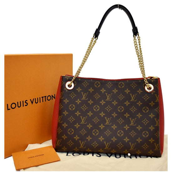 Louis Vuitton, Bags, Louis Vuitton Surene Mm Canvas Leather Monogram Tote
