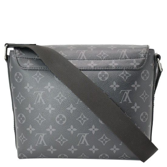 Louis Vuitton Monogram Black Eclipse District PM Messenger Bag