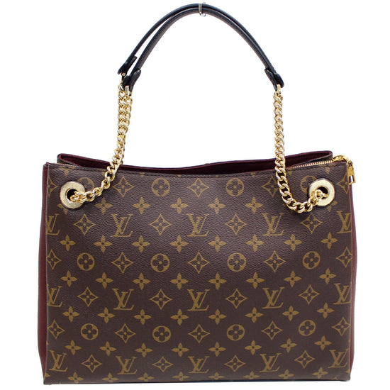 LOUIS VUITTON Surene MM Monogram Canvas Shoulder Bag Black