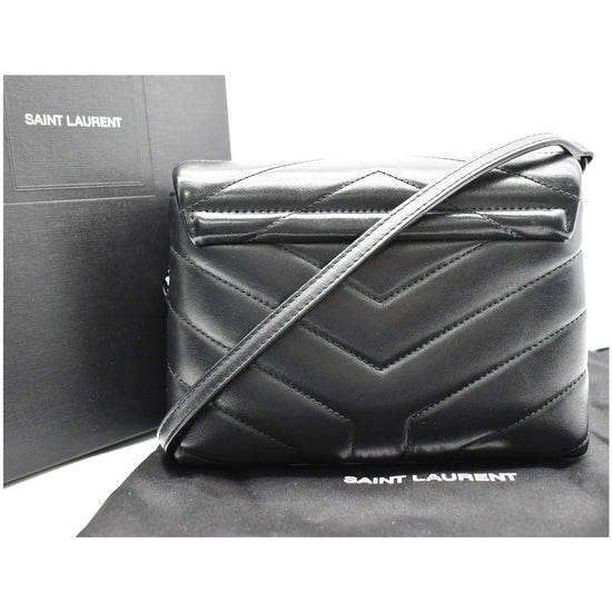 Saint Laurent Navy Blue Matelassé Leather Toy Loulou Crossbody Bag Saint  Laurent Paris