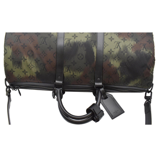 Louis Vuitton LV Keepall camouflage new Multiple colors Nylon ref