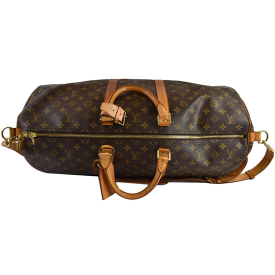 Keepall travel bag Louis Vuitton Brown in Plastic - 31830412