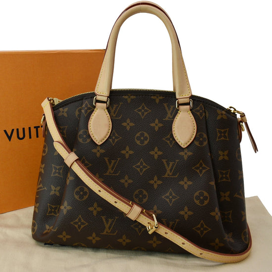 Lot - Louis Vuitton Rivoli monogram business handbag purse: coated