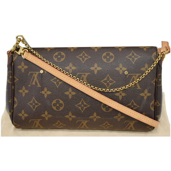 Louis Vuitton Monogram Canvas Favorite MM Shoulder Bag (SHF-52TDrJ