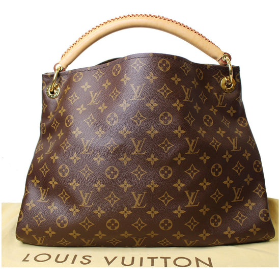 Louis Vuitton Artsy Gm Brown Monogram Canvas Hobo Bag - MyDesignerly