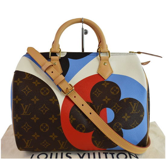 Louis Vuitton Monogram Game on Speedy Bandoulière Handbag