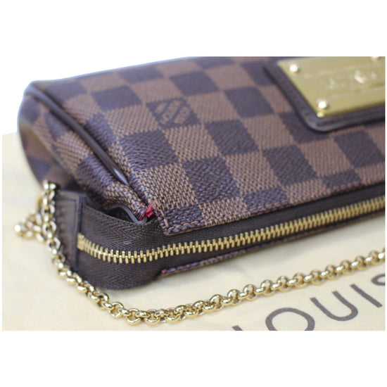 Damier Ebene Pochette Eva with Strap - The Revury