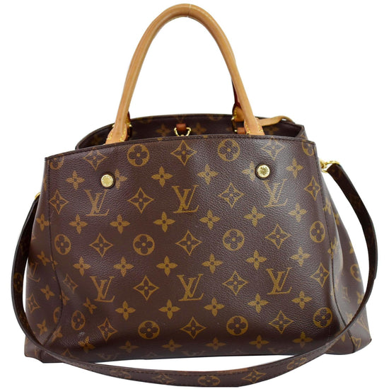 LOUIS VUITTON CA3184 Montaigne MM Satchel Monogram LV Speedy Purse Shoulder  Bag