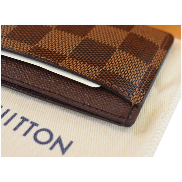 Louis Vuitton Card Holder Damier Ebene in Toile Canvas - US