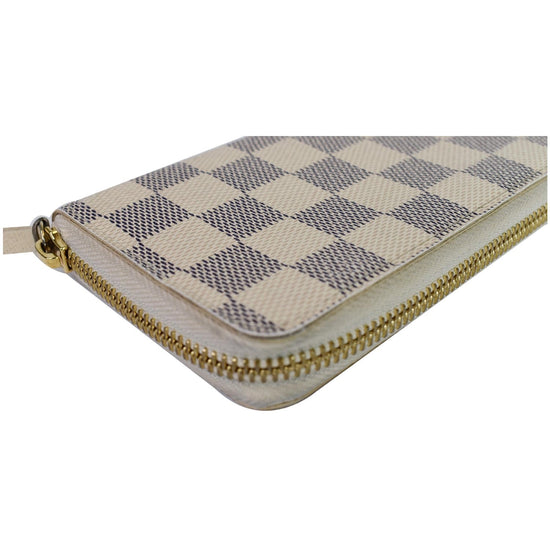 Clemence Wallet Damier Azur – Keeks Designer Handbags