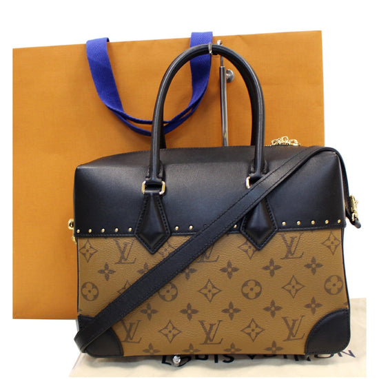 Louis Vuitton City Malle MM Bag Reverse Monogram with Gold Hardware 2018 at  1stDibs