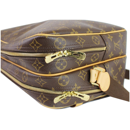 Brown Louis Vuitton Monogram Reporter GM Crossbody Bag – Designer Revival