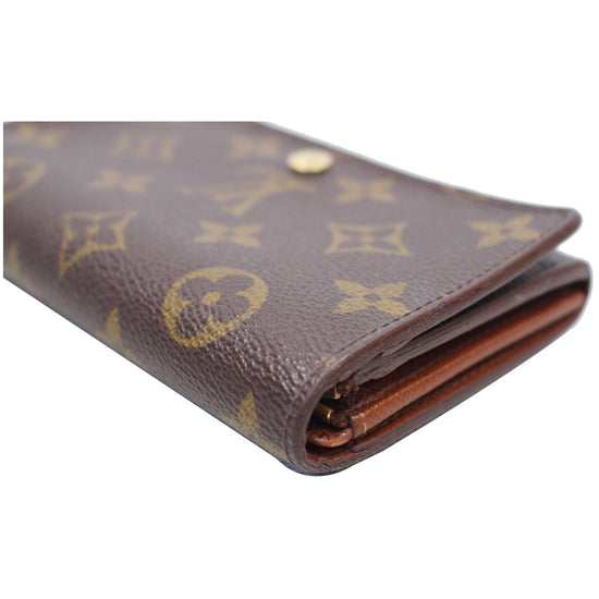 Louis Vuitton Brown Monogram Porte-Monnaie Tresor Wallet – The Closet