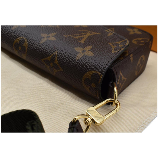 Louis Vuitton Pochette Felicie Strap & Go Brown Cloth ref.960682