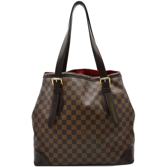 Brown Louis Vuitton Damier Ebene Hampstead MM Tote Bag – Designer Revival