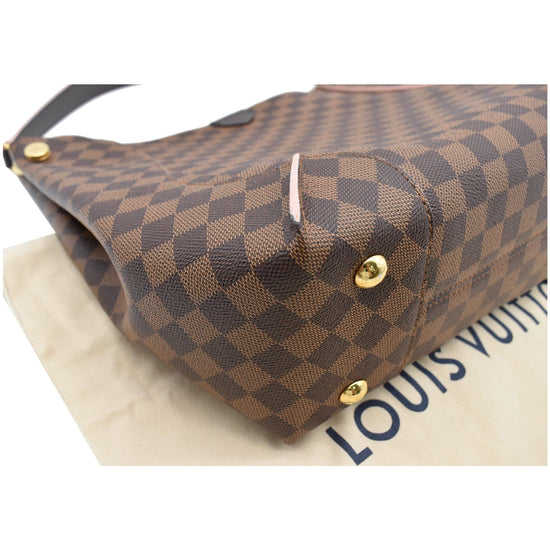 Louis Vuitton Monogram Canvas Caissa Hobo Damier in Brown with red Trim -  Luxury In Reach