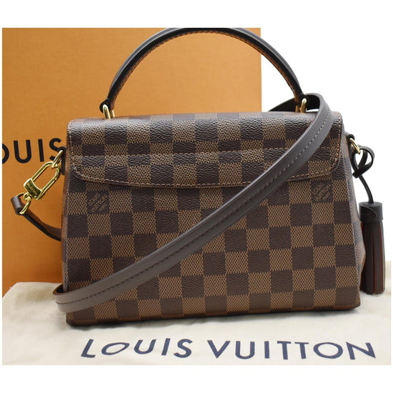 Croisette leather crossbody bag Louis Vuitton Brown in Leather - 35623882