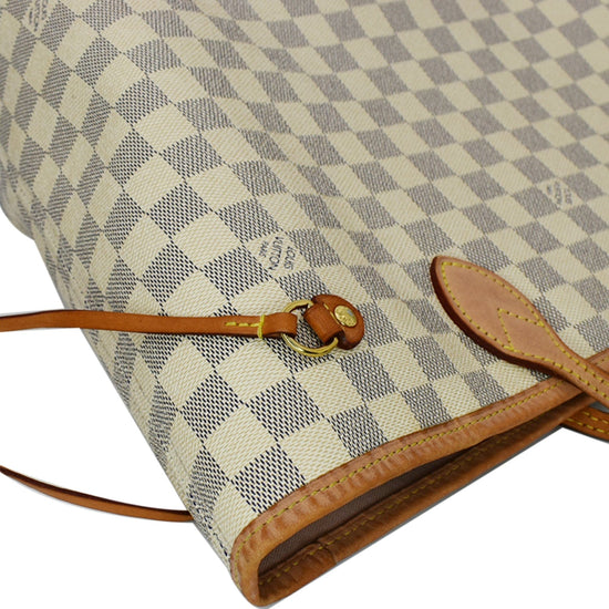 Louis Vuitton – Louis Vuitton Neverfull MM Damier Azur Rose