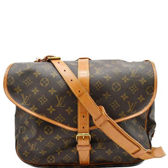 Louis Vuitton Saumur 35 M42254 Brown Monogram Shoulder Bag 11286