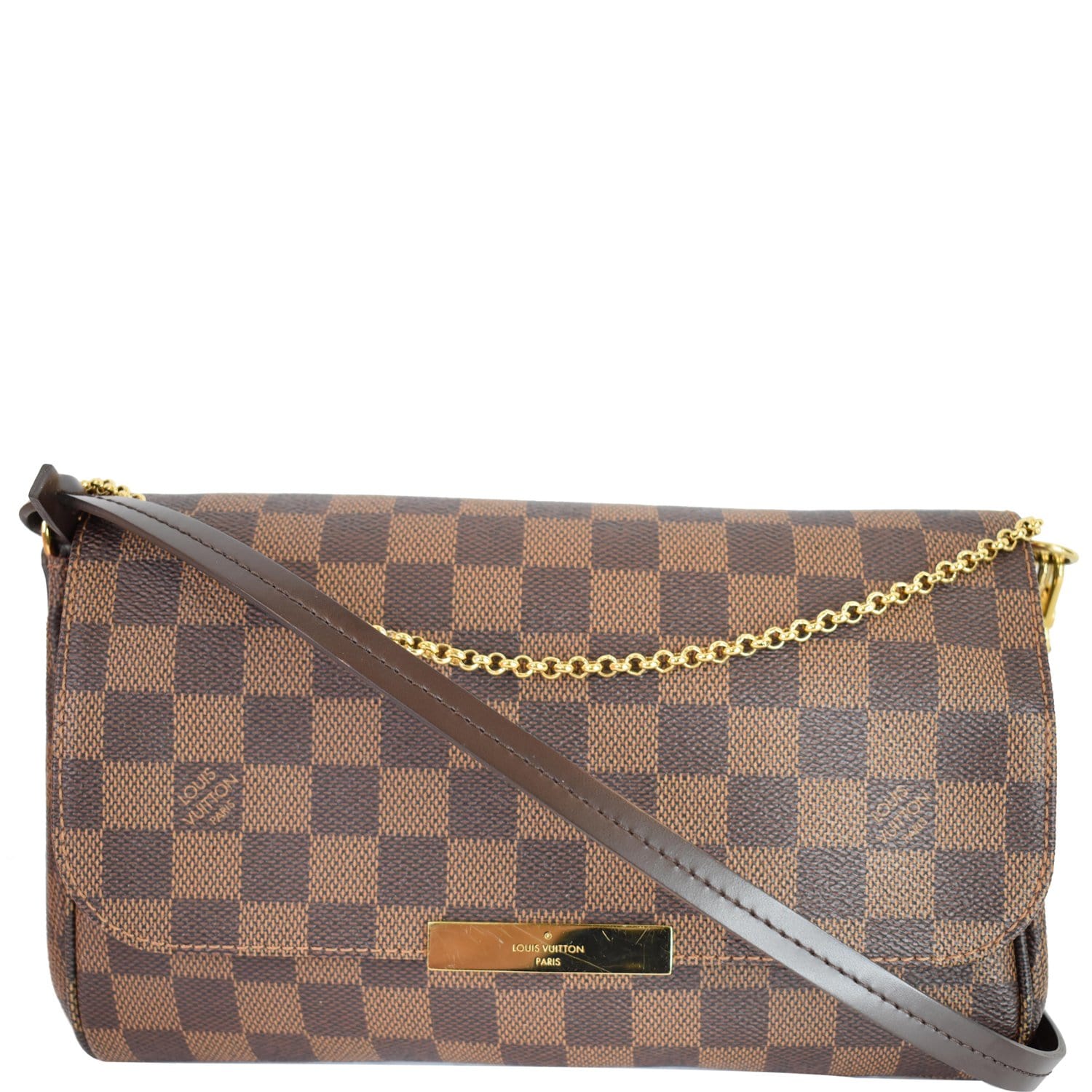 LOUIS VUITTON Favorite MM Damier Ebene Crossbody Bag